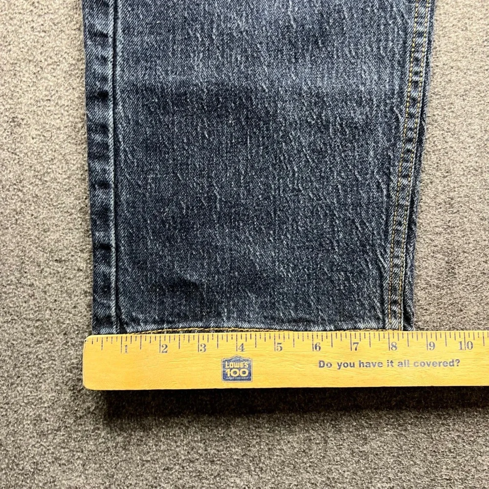 Levi's 505 Jeans Men 38x29 Blue Fits 38x28 Regular Straight Leg Dark Wash Denim